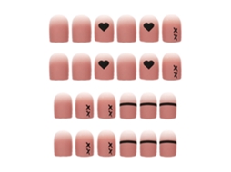 Tips para Unhas Modelo Hy352 + Kit de Ferramentas com Gel Rosa AURUM