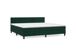 Box Spring Bed, Box Spring Beds Vidaxl Verde Veludo (200 X 200 Cm)