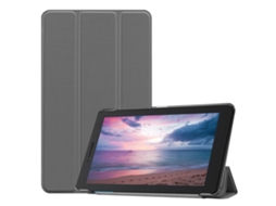 Capa‑flip Horizontal De Couro Com Textura Custer Deformável Halinuia E Suporte Triplo, Para Lenovo Tab E8 Tb‑8304f