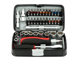 Conjunto de Ferramentas Chave de Soquete com Alavanca Mini 38pcs