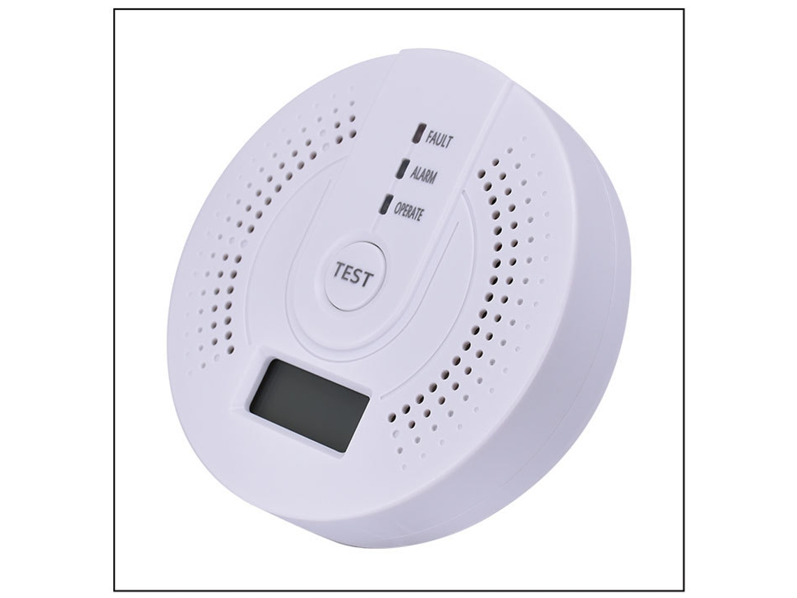 Detector De Monóxido De Carbono Alarme Residencial Para Detecção De Vazamento De Co 1 Unidade Sfushos (carvão Vegetal)