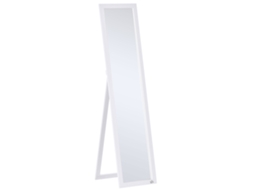 Espelho De Chao Retangular Cor Branco Ideal Para Sala De Estar E Quarto Medidas 37x48x152cm Feito Para Durar Com Estilo