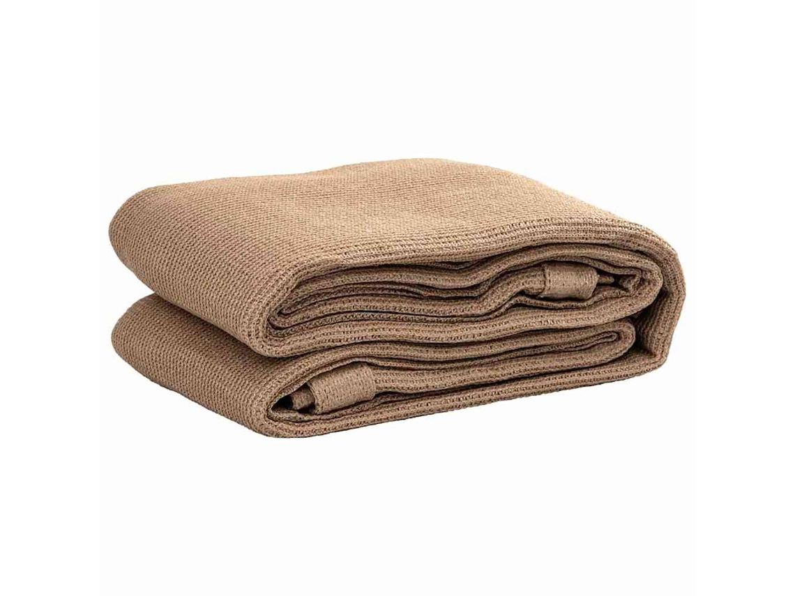 Maison Exclusive - Tapete De Campismo Para Tenda 400x400 Cm Cinzento-acastanhado