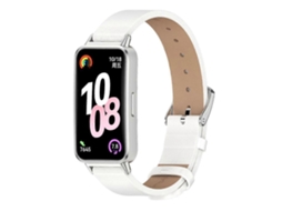 Pulseira De Couro Pu De Microfibra Mijobs Para Huawei Band 10 / 9 / 8