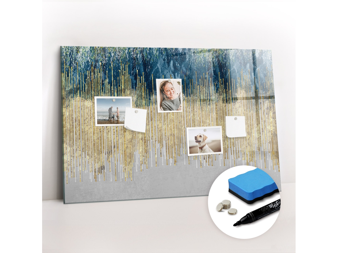 Quadro Magnético Decorativo Padrão Decorativo Para O Escritório Espelharte (90x60 Cm)