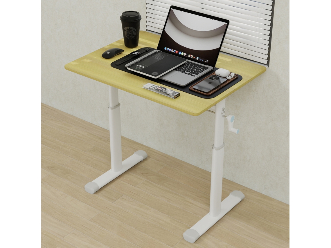 Mesa De Estudo Ajustável Para Crianças E Adultos-mesa Multiuso Para Casa E Escritório Com Design Compacto E Altura Ajustável
