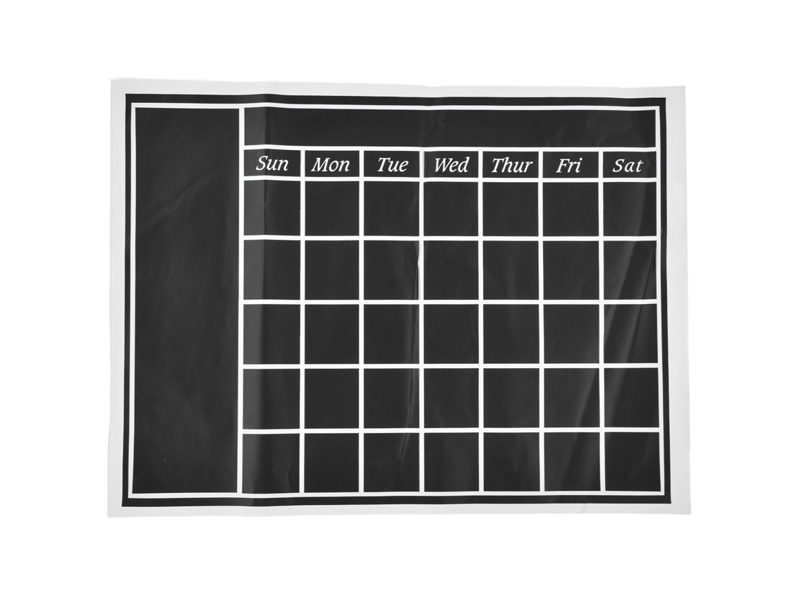 Baok-pegatina De Quadro Branco Para Parede 45x60cm Autoadesiva Removível Impermeável Pvc Calendário Com Textura Mate Para Lar