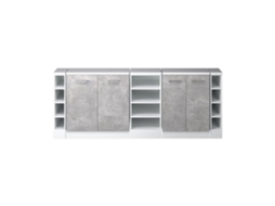 Conjunto Arrumação Sob Cobertura Topo Inclinado 210 X 60 Cm VICCO