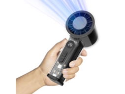 Ventilador De Bolso Tipo Turbinaconcha Transparente 6velocidade Do Ventoledtela 5000mahduração Da Bateria Zeuxo