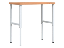 Workbench, Workbenches Vidaxl Marrom Faia (100 X 60 X (73-99.5) Cm)
