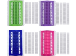 Kit Organizador de Linhas de Bordado com 4 Peças e 30 Posições Cada AQUAFORGE (1 Verde, 1 Azul, 1 Rosa, 1 Roxo)