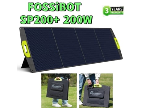 Painel Solar Plegável Fossibot Sp200 200w Eficiência De Conversão 234 Alta