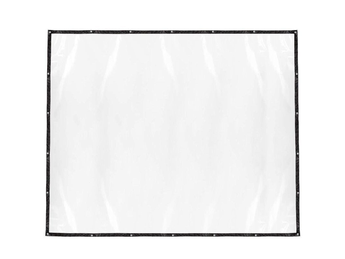 Lona Impermeável Transparente De Pe Grosso Com Olhos Metálicos Para Cobertura Externa E Interna - Versátil E Durável 300*250cm