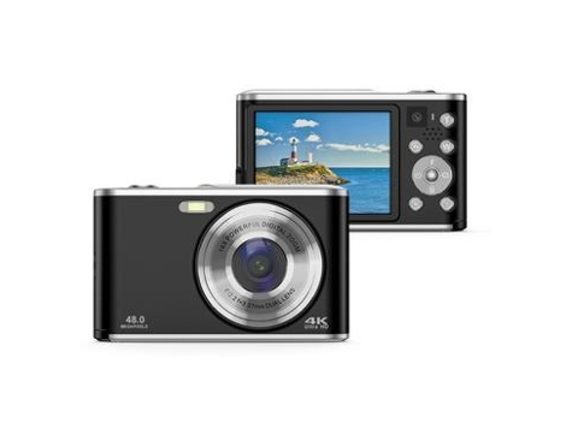 Câmera digital DC306L AF com lentes duplas frontal e traseira... Panoona