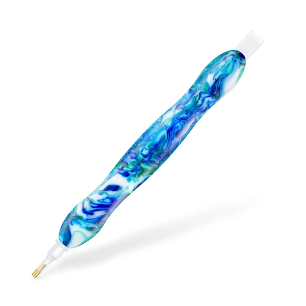 Caneta de Diamante Artesanal para Pintura com Resina, Caneta Adesiva, Ferramentas de Arte, Acessórios para Pintura com Diamantes AQUAFORGE