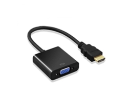 Cabo HDMI Lurelia para VGA, 1920x1080, 1080p, 720p, Macho para Fêmea, 3 cm