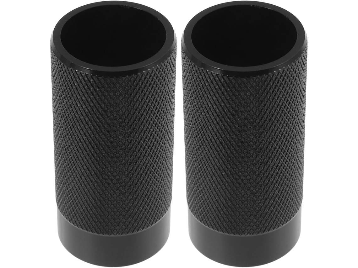 Suportes para pedais de bicicleta em liga de alumínio resistente ao desgaste, conjunto com 2 unidades.