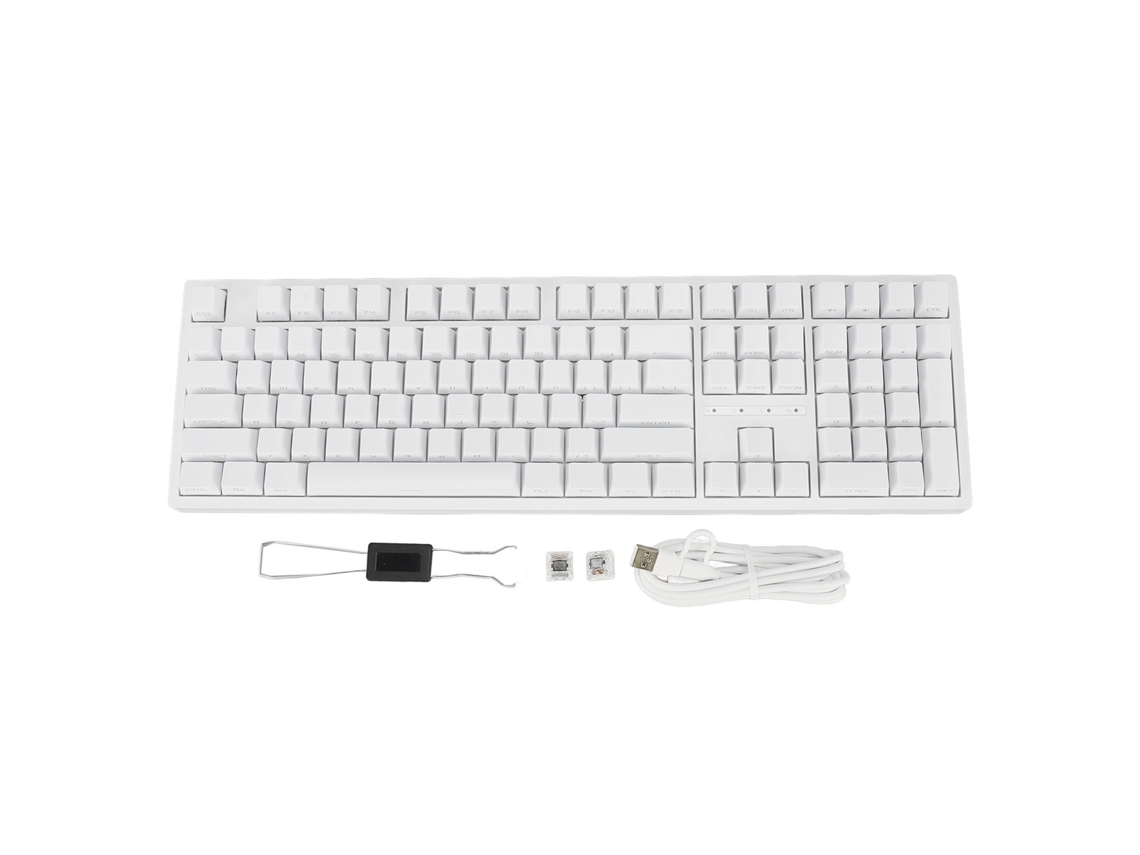 Aetheria teclado Mecânico 108 Teclas Switch Linear Rgb 3 Modos Wireless Bluetooth 2.4g Type C Wired para Harmony os