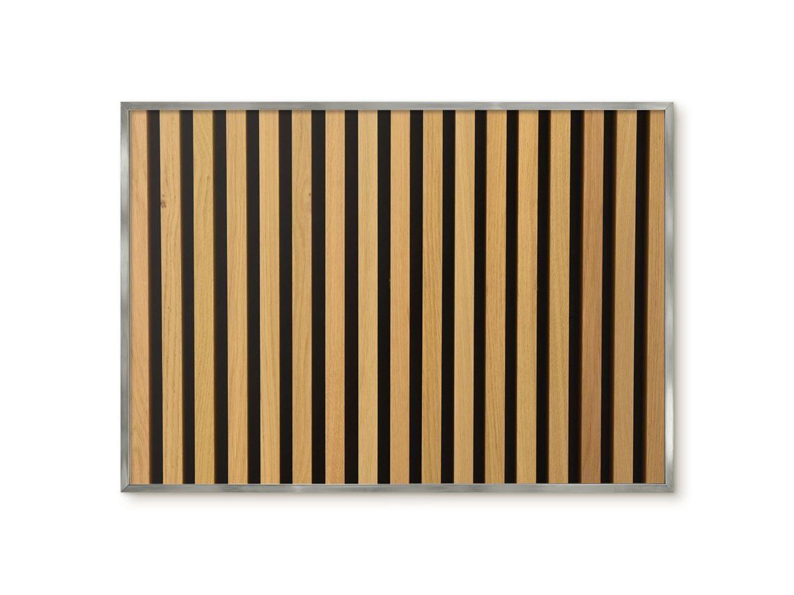 Quadro de parede magnético com listras minimalistas para escritório Espelharte (100x70 cm)