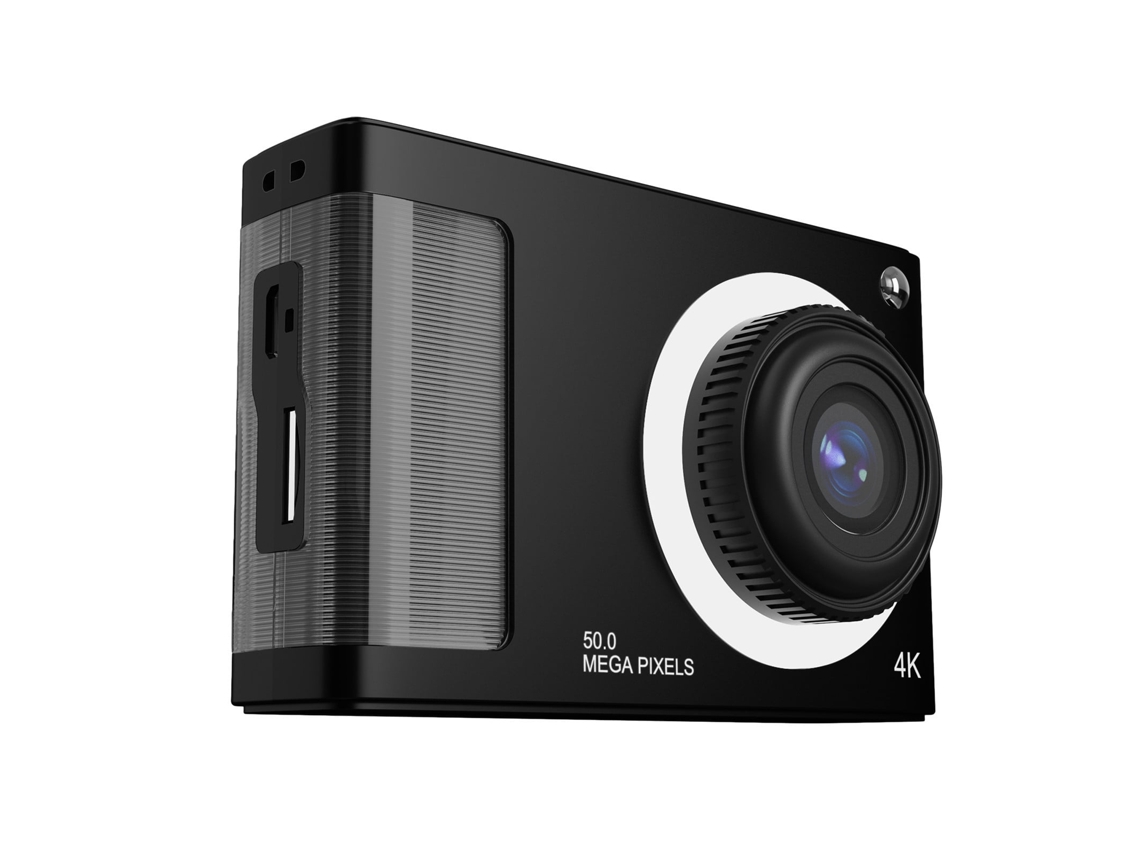 Câmara Digital Câmeras Duplas De Alta Definição 4k, Tela De 2,4 Polegadas (preta) Cuich