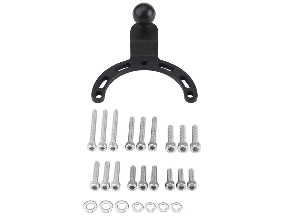 Suporte Ajustável Para Gps, Celular E Câmera De Motocicleta No Tanque De Combustível.
