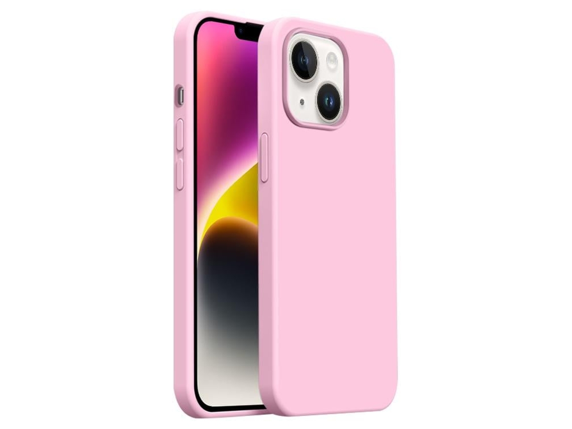 Capa De Silicone Líquido Ultra Fina Para Iphone 14 - Cobertura Total - Magsafe