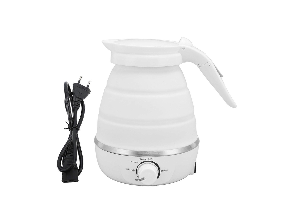 Chaleira elétrica dobrável de silicone Slowmoose 850 W, 600 ml, com desligamento automático para viagens