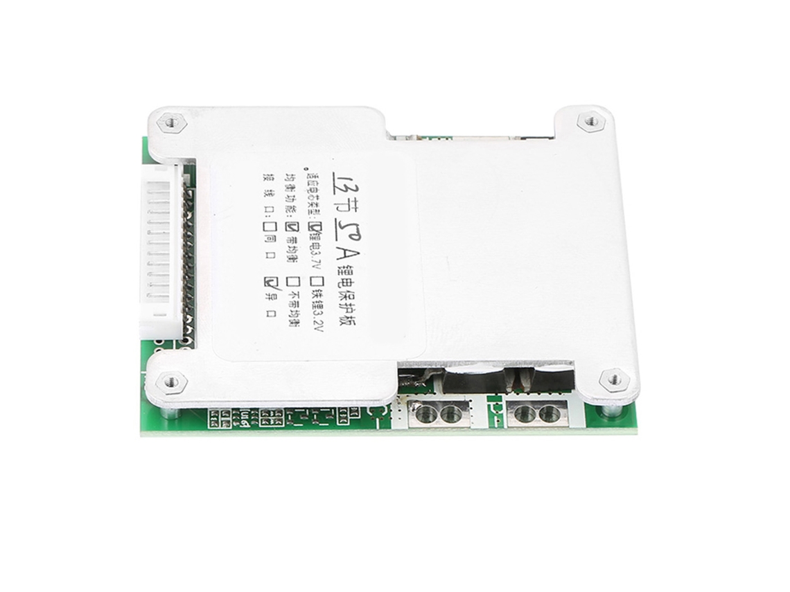 Placa De Proteção Bms De Bateria De Lítio 13s 50a