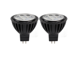 Lâmpada LED MR16 7W spot light branca 110‑240V econômica longa vida 2 peças | S/MARCA