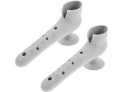 Capa Protetora De Silicone Para Maçaneta Porta, Formato L, 2 Peças, Silenciosa
