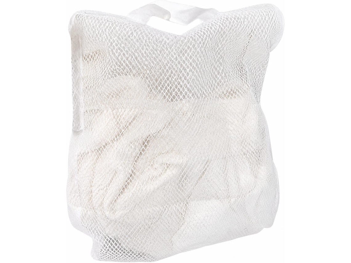 Cesto Para Roupa Suja, Saco De Malha Com Fecho De Correr E Alça
