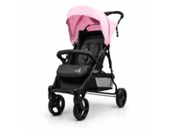 Carrinho De Bebé Leve Asalvo Cádiz - Reclinável, Spf50+, Arnês 5 Pontos, Até 15 Kg - Rosa