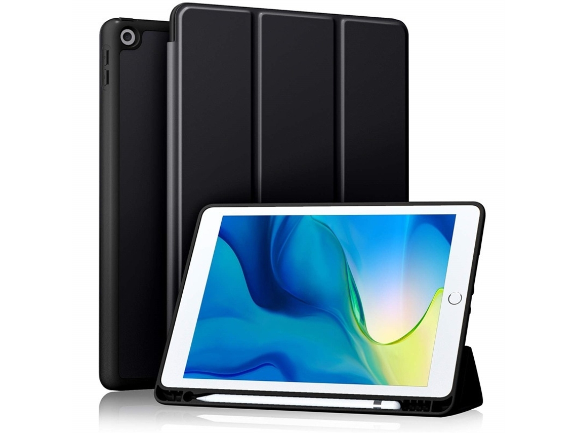 Lurelia Capa Para Ipad 5/6 9,7 Preta, Macia E Combinando, Leve E Fina