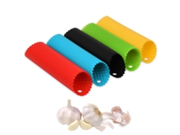 Descascador De Alho Silicone, Pacote Com 5 Unidades, Utensílio De Cozinha Simples E Útil, Descascador De Alho Criativo Silicone