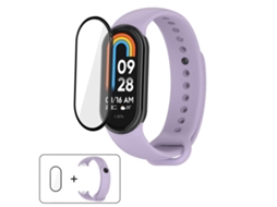 Pulseira De Silicone De Cor Sólida Com Película Curva 3d