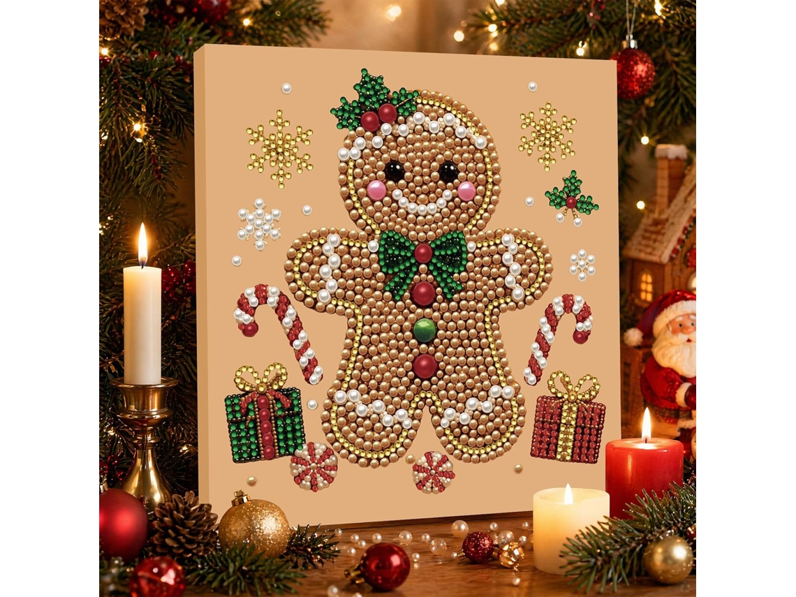 Kit De Pintura Com Diamantes Natal, 3d, Com Pérolas, Com Variante 1120