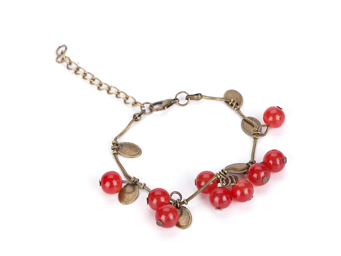 Pulseira De Cascata Com Folhas E Pérolas Acessório Fashion Decoração De Pulso