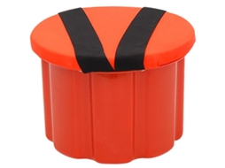 Banqueta dobrável portátil, 18cm, plástico, para pesca, jardim | AQUAFORGE | AQUAFORGE