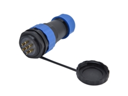 Laxiscreed Tomada E Ficha De Aviação Ip68, 380v, 25a, 7 Pinos, Resistente À Água