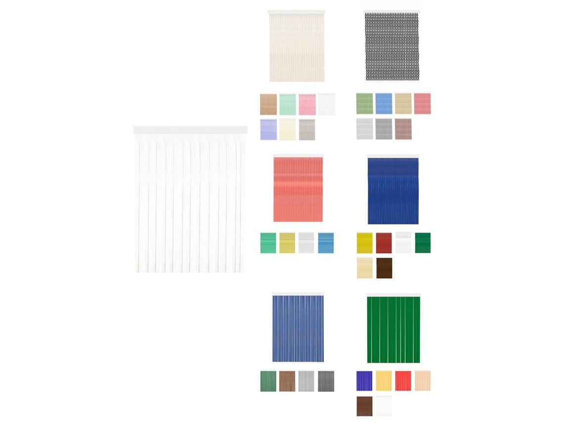 Cortinas De Exterior Impermeables – Cortinas Antimoscas Para Terrazas Y Porche Diana - Blanca 130 X 240 Cm