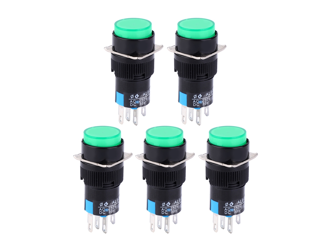 Interruptor de Botão com Luz 5 Pines | S/MARCA