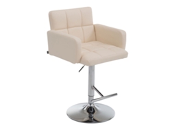 Banco De Bar Los Angeles Creme/cromo Clp