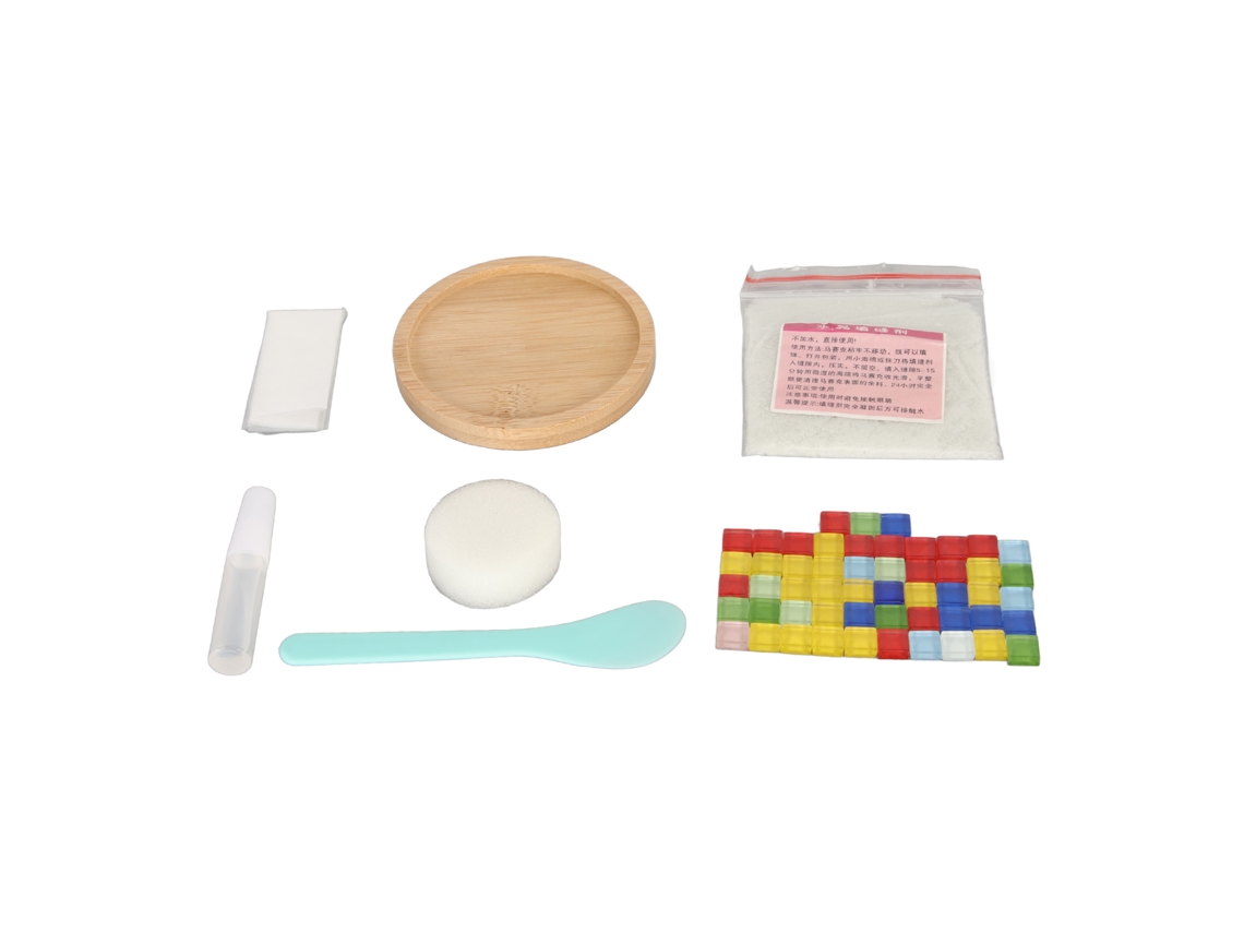 Kit de Faianças de Vidro Colorido Arco íris Iniciantes Adultos Crianças