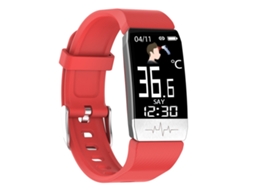 Pulseira Inteligente Halinuia Modelo T1s (tela 1,14" Ip67, Monitor Oxigénio Sanguíneo, Temperatura E Frequência Cardíaca)