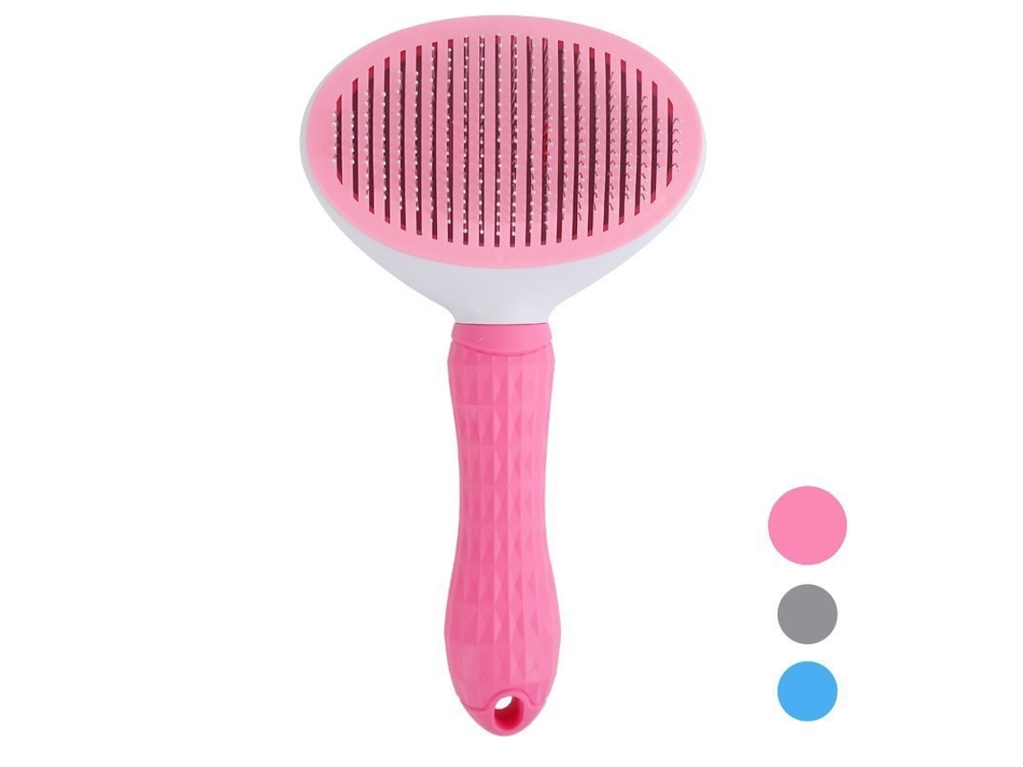 Escova Automática Para Pets, Remove Pelos Soltos, Design Anti-deslizante, Disponível Em 3 Cores