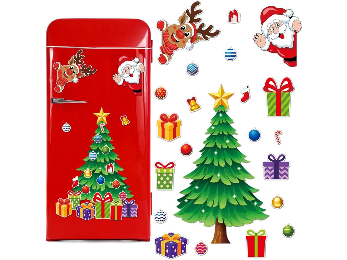 Árvore De Natal Magnética Para Geladeira, Festa De Papai Noel |