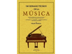 Livro Diccionario Técnico De La Música de Felipe Pedrell (Espanhol)