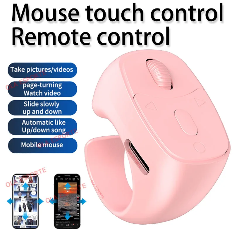 Controle Remoto Ring MDUG, Bluetooth, mouse para selfies, vídeos
