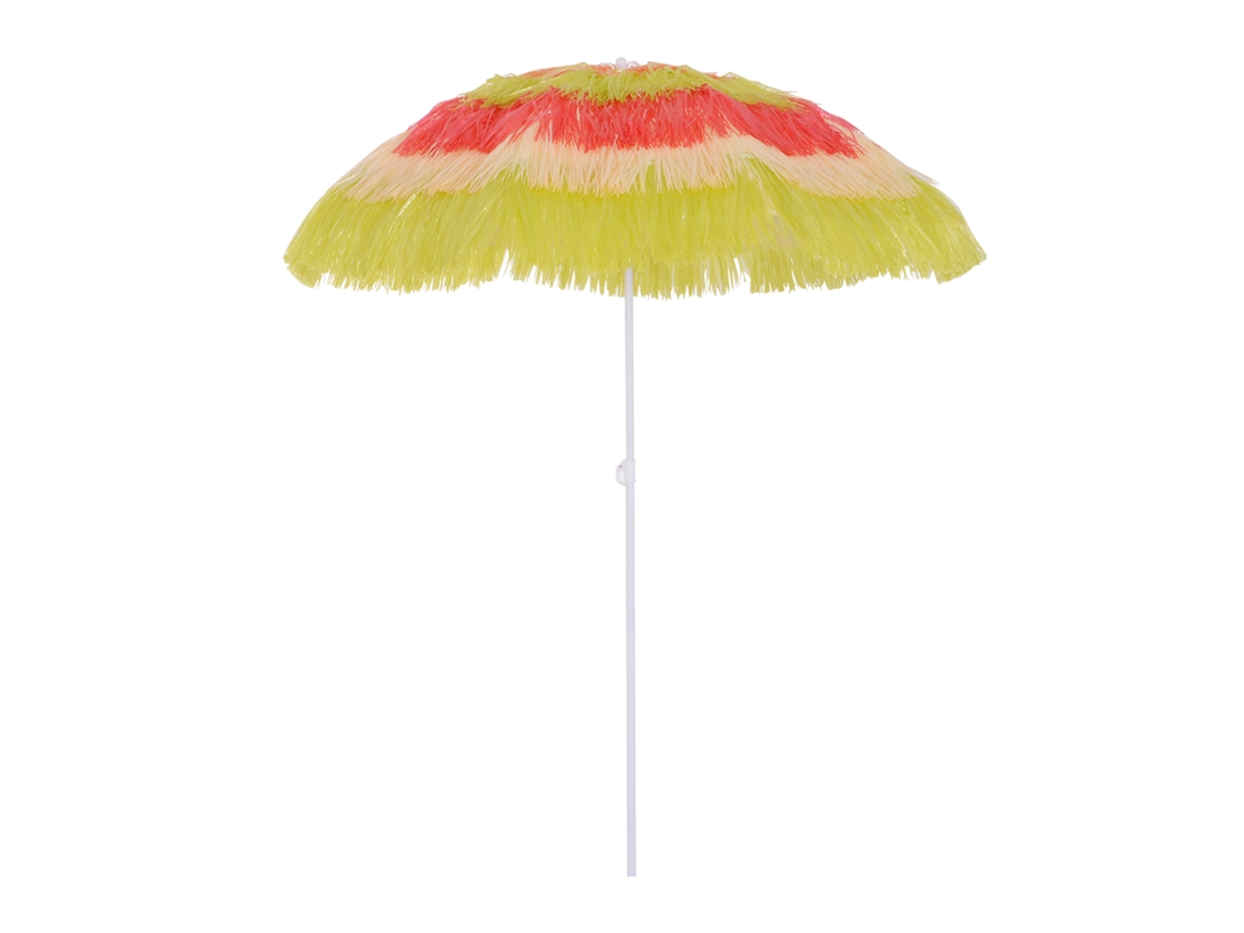 Guarda-chuva Havaiano Portátil, Cobertura De Ø160cm, Impermeável