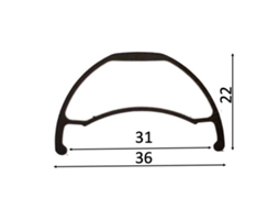 Roda Diantera Mtb Sl30 27.5´´ Disc Tubeless Prateado 9.5 X 100 Mmgtr